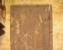 Antike Ofenplatte, Einzelstück für Dekorationszwecke