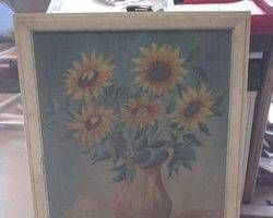 Bild, Gemälde, Sonnenblumen, Ölgemälde