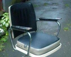 Stuhl, Frisierstuhl, fünfziger Jahre, Frisörstuhl, Frisiersalonstuhl