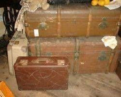 Koffer, Reisekoffer, Überseekoffer, Urlaubs-oder Autokoffer