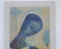 Bild, Gemälde, Malerei, Frau mit Kind; Fred Maurer