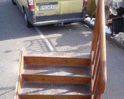 Treppe, Wangen, Treppenstufen, Setzstufen