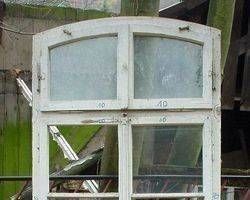 Segmentbogenfenster Nr.: F_184, Holz, Jugendstil