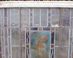 Rundbogenfenster Nr.: F_242, Holz, Jugendstil