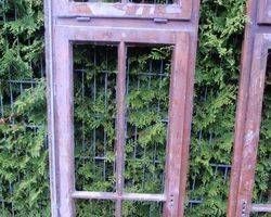 Segmentbogenfenster Nr.: F_345, Holz, Jugendstil