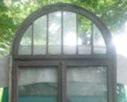 Rundbogenfenster Nr.: F_55, Holz, Bauhaus