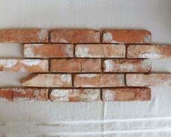 Antikriemchen Antik Riemchen 1,5 m² incl. Lieferung innerhlb 5 Tage Steinriemchen wiederverwendeter Mauerstein ökologische Wandgestaltung Wandpanele antik