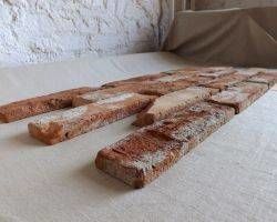 Antikriemchen Antik Riemchen 1,5 m² incl. Lieferung innerhlb 5 Tage Steinriemchen wiederverwendeter Mauerstein ökologische Wandgestaltung Wandpanele antik