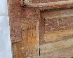  Antikes Portal Haus Eingangs Tor Tür historisch Rahmen 2 flügelig Gründerzeit alte Post