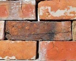  Mauer Ziegel Garten Bau Ruinenmauer alte Feldbrand Back Steine alte Häuser Rückbau