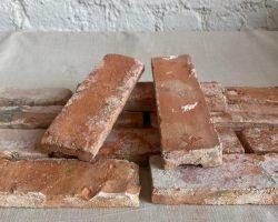 Alte Mauer Stein Wand Deko Ziegel Riemchen Klinker Reichsformat Feldbrand alte Backsteine Fliese