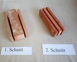 Antik Riemchen Terracotta Ziegel boden fliese Küche Bad Lounge alte Mauersteine Landhaus shabby chic