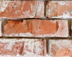 Stein Wand Antik Riemchen Klinker Ziegel echter Backstein Verblender Fliese terracotta Loft Style