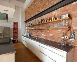 Antik Ziegel Riemchen Mauer Verblender Stein Wand Used Look rustikal Loft optik Penthouse