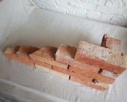 Rot Naturstein Optik Verblender Klinker Ziegel Riemchen Bricks Echtsteinwand Steinpaneele