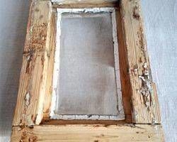  Altes historisches Holz Sprossen Stall Schuppen Bauernaus fenster Dekoration shabby chic