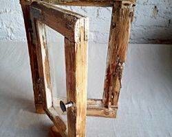  Altes historisches Holz Sprossen Stall Schuppen Bauernaus fenster Dekoration shabby chic
