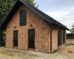 Rohbau Massivhaus Tiny house komplett antik Klinker Ziegel Rückbau Backsteine regional nachhaltig