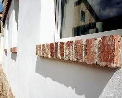 Antik Eck riemchen Mauer Stein Deko Wand Gestaltung Klinker Ziegel Backstein Fliese