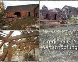 Alte Deko Fachwerk Dachstuhl Scheunen Holz Balken Fichte Kiefer vintage Landhaus shabby chic