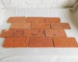 Reduziert Sonderpreis Steinzeug Fliesen Backsteine Klinker Ziegel terracotta handgemacht Feldbrand