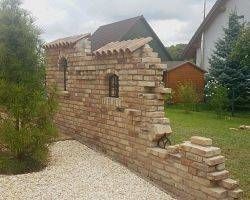 Großer Posten Rückbau Klinker Garage Anbau Gartenhaus Tinyhouse Rohbau Antike Mediterrane Mauerstein