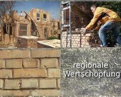 Antik Riemchen Mediterrane Ziegel Backstein Landhaus Rückbau Steine Garten Mauer used look