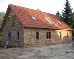 Historische Ziegelsteine rustikal original Backstein mediterran Landhaus Loft urig