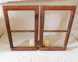altes historisches Holz Stall Schuppen Bauernhaus fenster Dekoration rustikal Landhaus shabby chic vintage