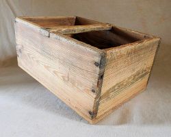 uralte stabile original historische Holz Werkzeug Kiste Deko Aufbewahrung vintage shabby chic