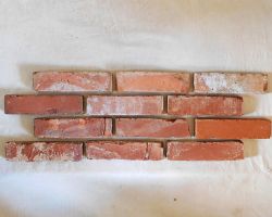 Echt alt Ziegel wand vintage Klinker Backstein riemchen used look