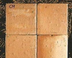 Französische Terracotto- Bodenplatten